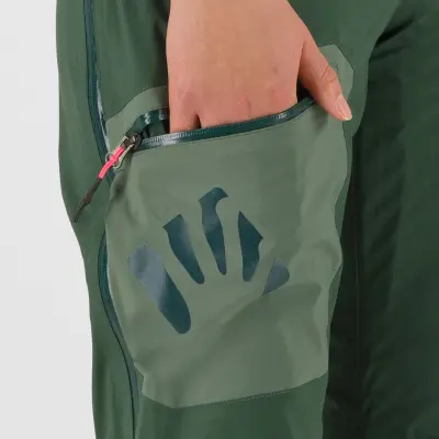 Karpos Valsesia Shell Dámske Nohavice Jungle Green/Duck Green