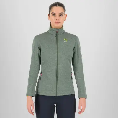 Karpos Pizzocco Dámska Mikina Na Zips Duck Green