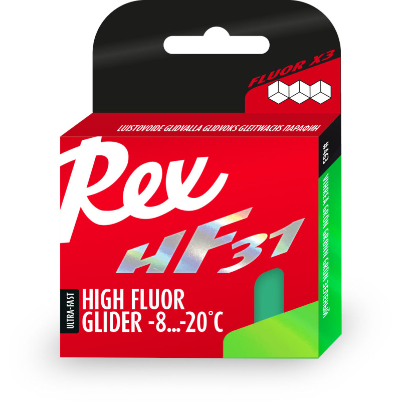 Rex HF31 zelený vysokofluorový vosk -8 ...-20 C 40 g