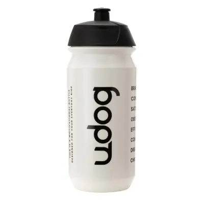 Udog fľaša 600 ml white/black logo