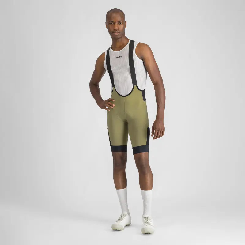 Sportful SUPERGIARA 2 kraťasy s trakmi olive green