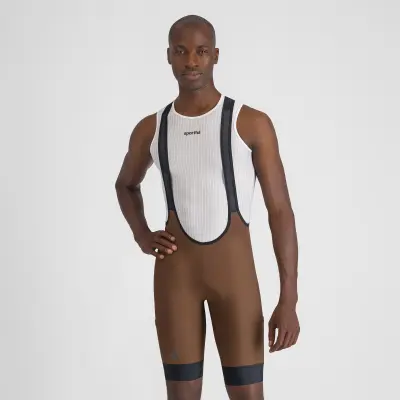 Sportful GIARA 2 kraťasy s trakmi coffee brown