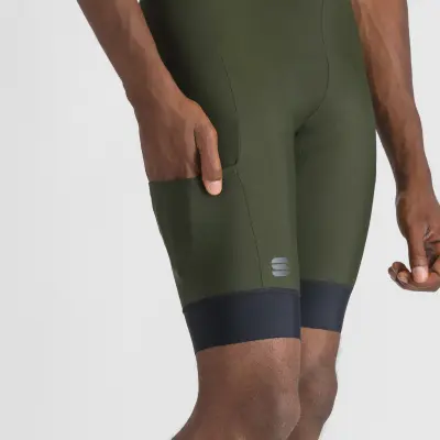 Sportful GIARA 2 kraťasy s trakmi dark green