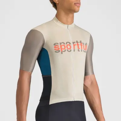 Sportful SUPERGIARA LOGO dres abbey stone/olive green