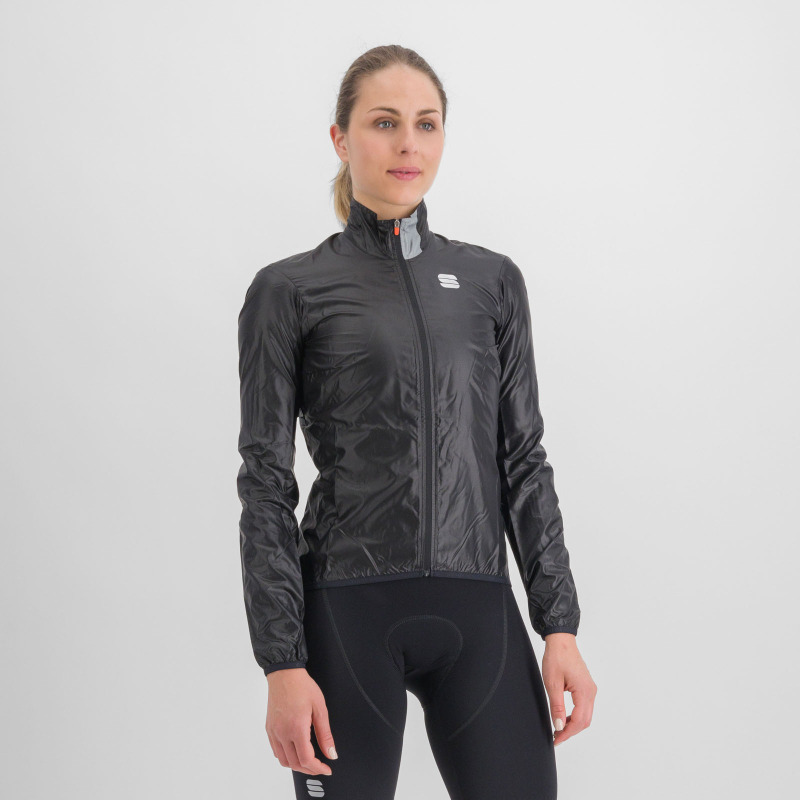 Cyklistická bunda dámska Sportful Hot Pack EasyLight čierna