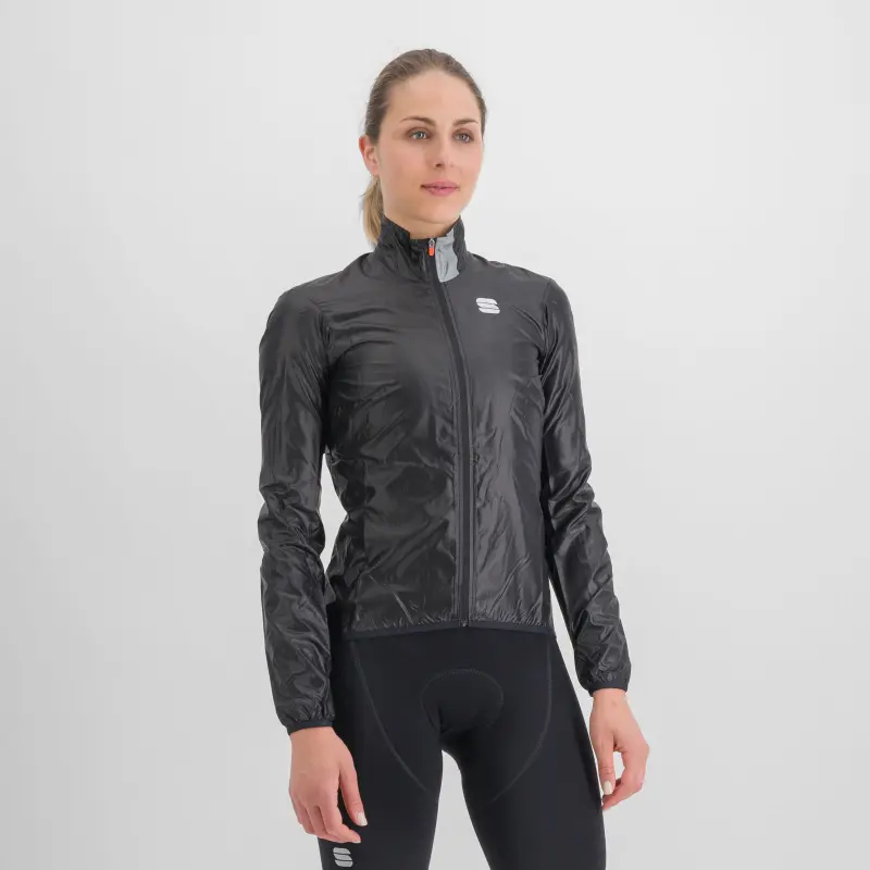 Cyklistická bunda dámska Sportful Hot Pack EasyLight čierna
