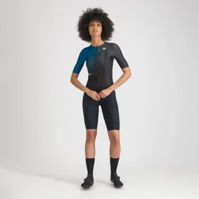 Sportful LIGHT dámsky dres teal blue/black