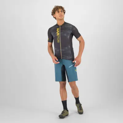 Karpos GREEN FIRE dres black/lemon curry