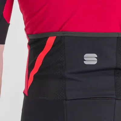 Sportful Fiandre Pro bunda s krátkym rukávom červená