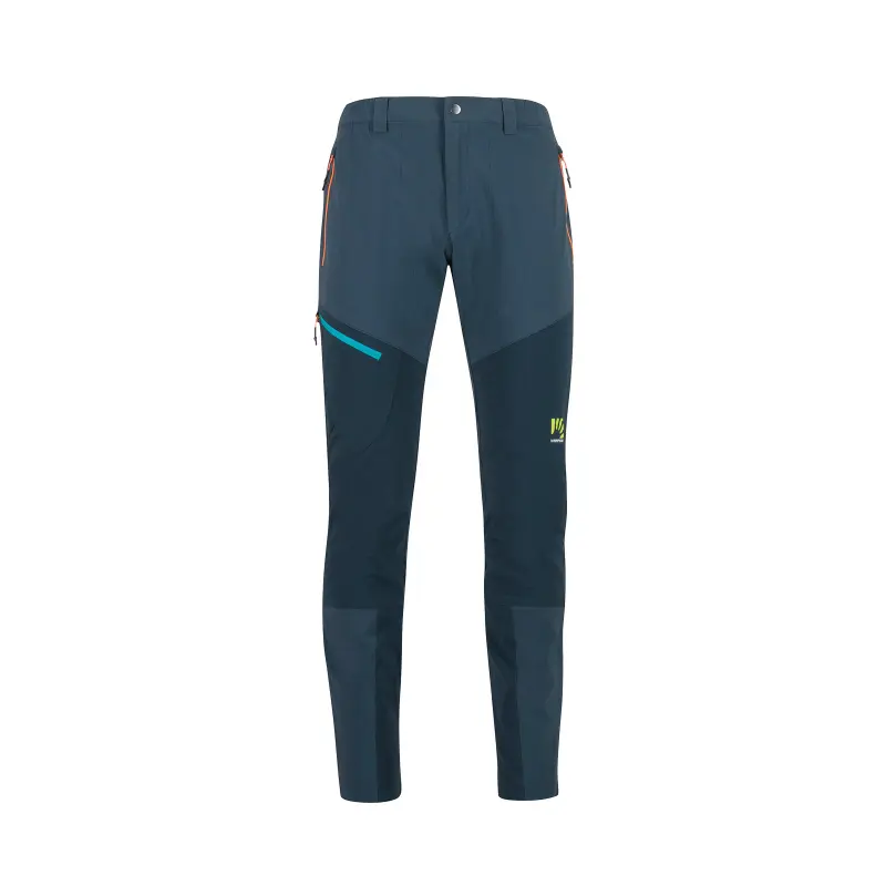 Letní outdoorové kalhoty pánské Karpos Wall Advance modré/černé
