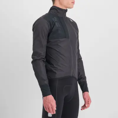 Sportful Dr cyklistická bunda čierna