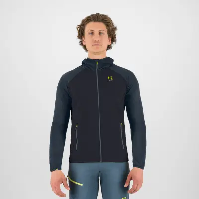 Karpos AMBRIZZOLA FULL-ZIP mikina s kapucňou vulcan/dark slate