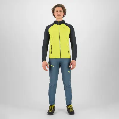 Karpos AMBRIZZOLA FULL-ZIP mikina s kapucňou primrose/vulcan