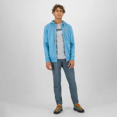 Karpos VOLPE FULL ZIP mikina s kapucňou niagara