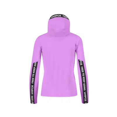 Karpos EASYFRIZZ dámska FULL-ZIP mikina s kapucňou bloom/ombre blue