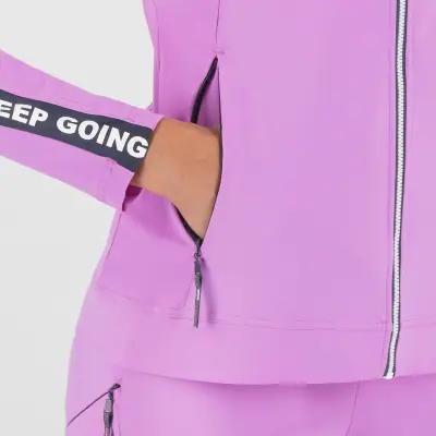 Karpos EASYFRIZZ dámska FULL-ZIP mikina s kapucňou bloom/ombre blue