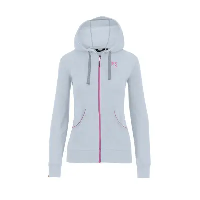 Karpos COPPOLO MERINO dámska FULL ZIP mikina s kapucňou mist/bloom
