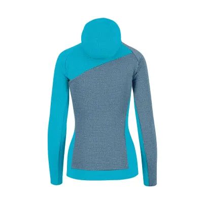 Karpos AVERAU dámska FULL-ZIP mikina s kapucňou windw.blue/bachelor b.