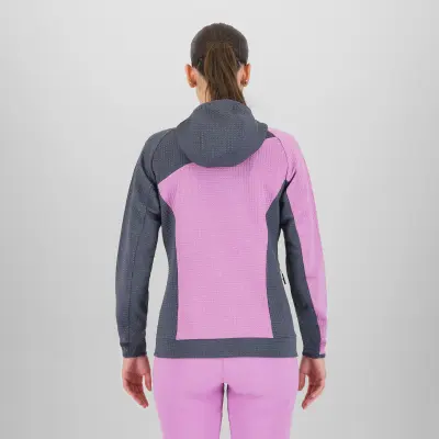 Karpos AVERAU dámska FULL-ZIP mikina s kapucňou bloom/ombre blue