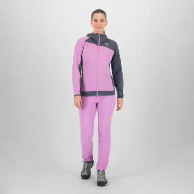 Karpos AVERAU dámska FULL-ZIP mikina s kapucňou bloom/ombre blue