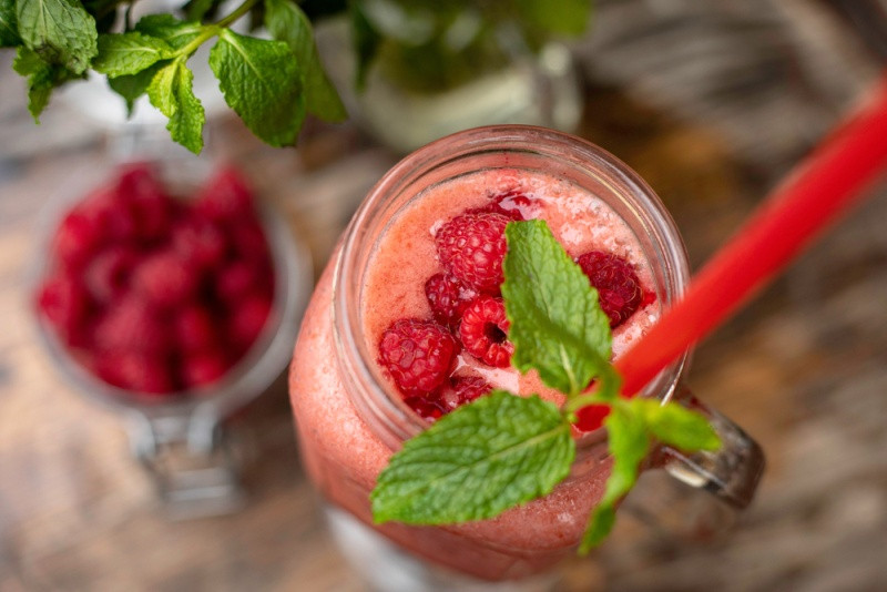 Malinový smoothie