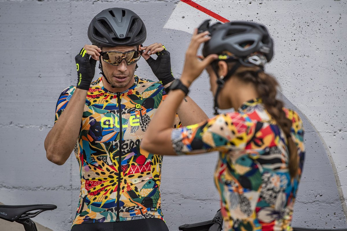 Alé cyklistický dres PR-R KENYA Alé Cycling cyklistický dres PR-R KENYA oranžový