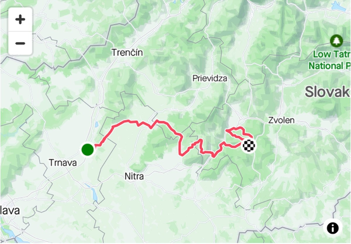 Cyklistická trasa pre začiatočníkov