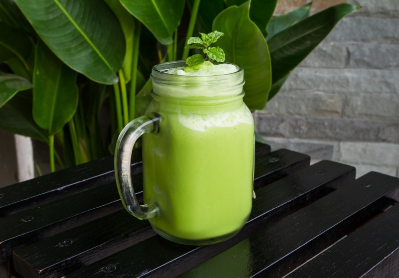 Zelený čaj smoothie