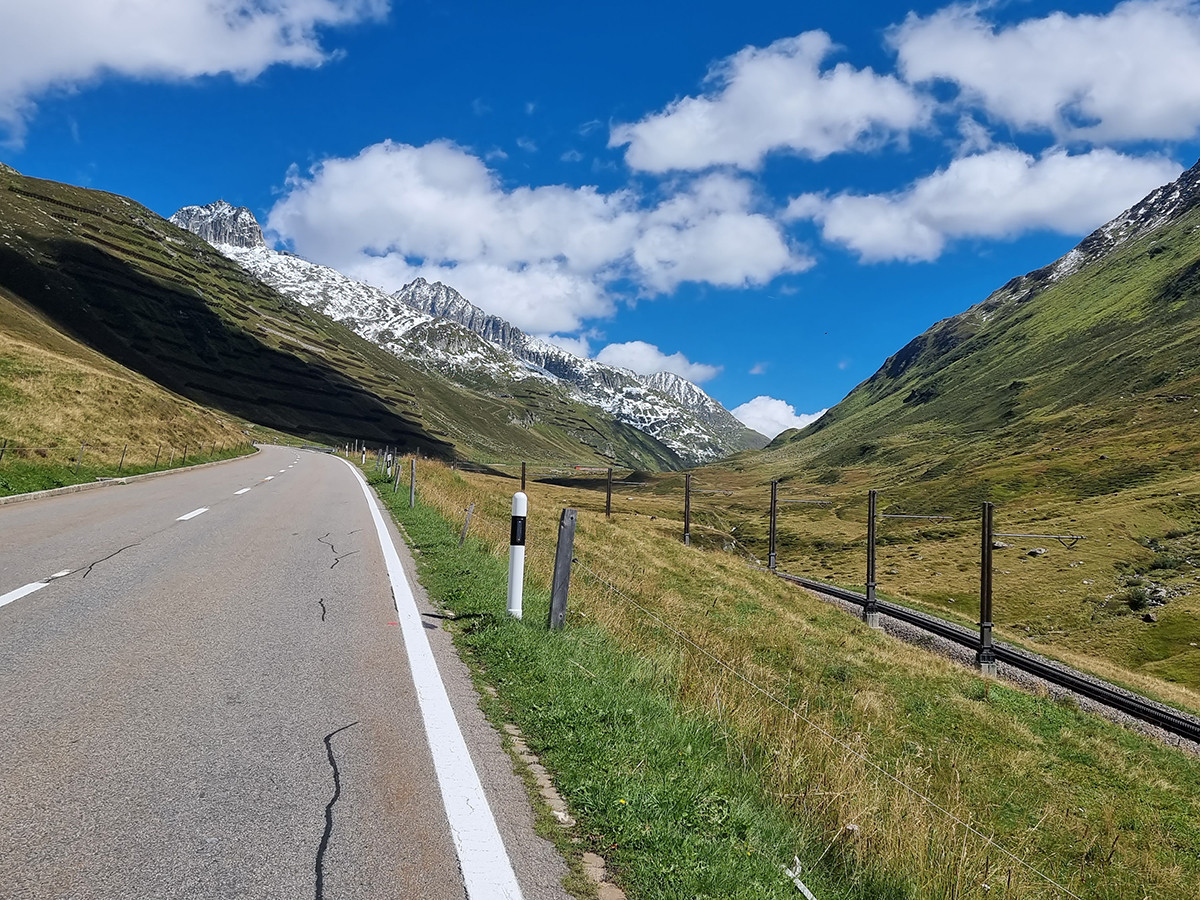 Stúpanie Oberall Pass Švajčiarsko výhľady