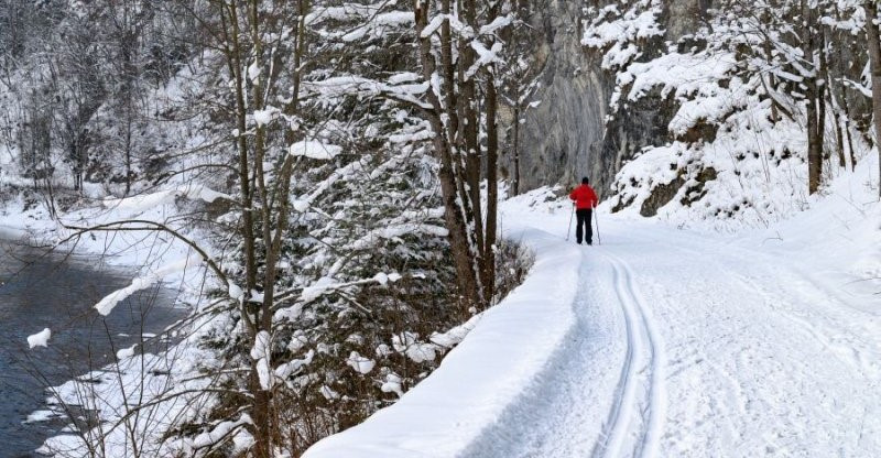 Trasa popri rieke Dunajec Zimná trasa Dunajec